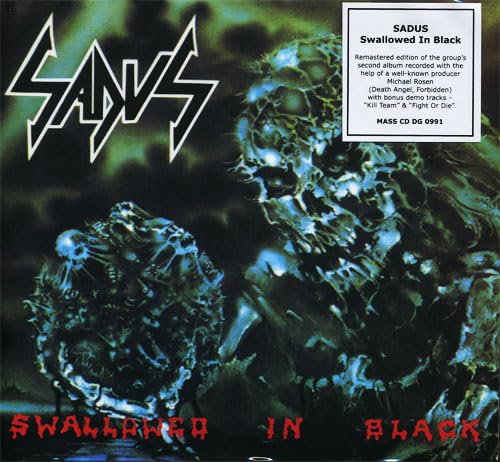 Swallowed in Black by Sadus album cover