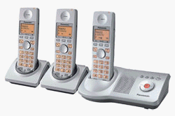 Projektoren: Panasonic KX-TG7123GS Trio Schnurloses DECT Telefon silber