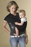 Hotslings Black Stretch Baby Carrier Pouch Size 6