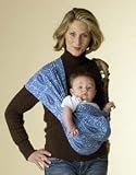 Hotslings Blue Paisley Stretch Baby Carrier Sling Size 5