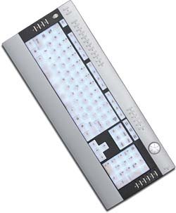 Handys ohne Vertrag: Gembird Backlight Multimedia Tastatur - Blau beleuchtet �ber USB