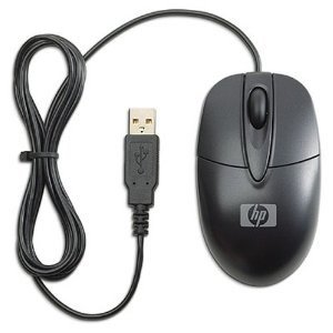 Heimkinosysteme: HP USB Optical Travel Mouse