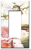 Orchids & Hummingbirds Decorative Switch Plate
