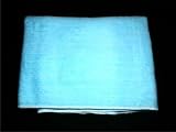 100% Alpaca Wool Baby Blanket Soft and Silky Natural Wool Radiant Light Teal Color White Background