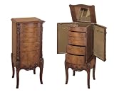 Powell Faux Burl Jewelry Armoire