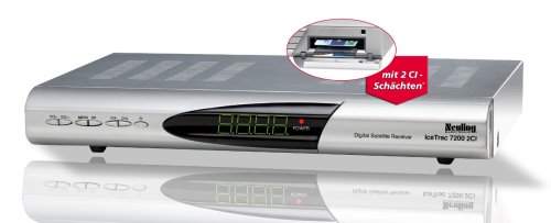 NoteBook: Neuling Electronics IceTrac 7200 DVB-S Satelliten-Receiver silber