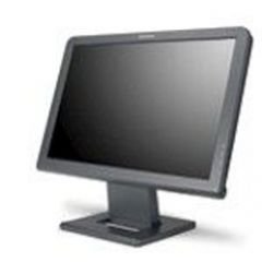 Lautsprecher: Lenovo TS L192W 19 Zoll wide screen TFT Monitor, analog, schwarz / anthrazit (Kontrast 800:1, 5 ms Reaktionszeit)