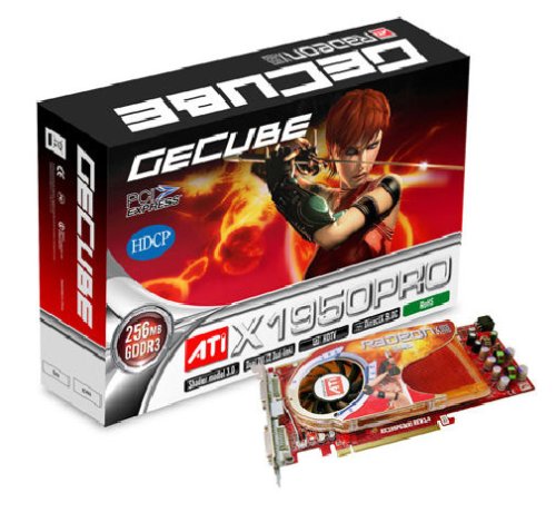Handys ohne Vertrag: GeCube ATI Radeon X1950 PRO 256MB DDR3 256Bit PCI-Express Grafikkarte DUAL-DVI HDTV-Out RETAIL