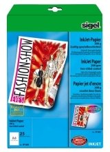 Festplatten: sigel� InkJet-Papier, beidseitig spezialbeschichtet