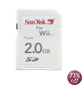 SanDisk for Wii 2GB SECURE DIGITAL (GAMING)