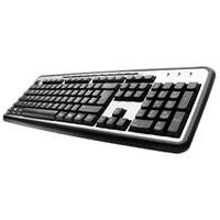 Projektoren: Perixx Computer Multimedia Keyboard Periboard-201P Tastatur PS/2 105 Tasten MS Windows 98 DE Silber