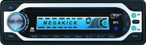 MP3 Player: Megakick Jamaica Autoradio mit CD / MP3 4x45W mit Fernbedienung