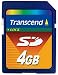 Vente de Livres.com : Transcend - carte sd - 4go - 30x