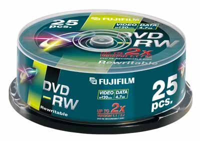 Digitalkameras: dvd-rw 4.7gb 2x cb 25pk