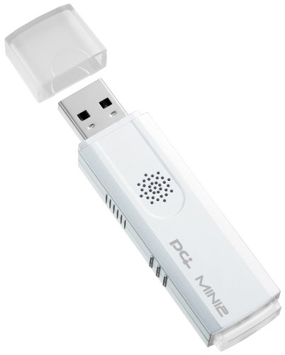 PLANEX Wi-Fi USB�����ץ�(�ۥ磻��) GW-US54Mini2W
