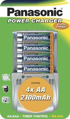 Projektoren: PANASONIC BATTERIEN BQ-829 (4x P6P 2100 mAh)