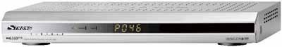 Festplatten: Strong SRT 6160 PDR slimline Digitaler Satelliten-Receiver 80 GB Festplatte silber