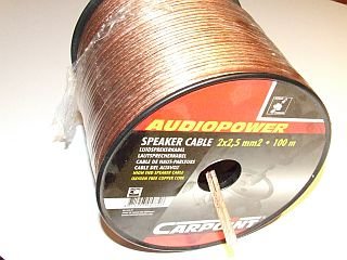 Kompaktanlagen: Kabel f�r Lautsprecher Lautsprecherkabel 2x2,5mm�