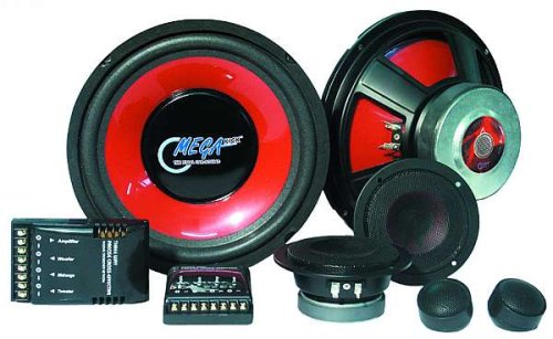 MP3 Player: Megakick Ibiza! CarHiFi Set 490 Watt Lautsprecher Paket mit 2x Woofer 25cm