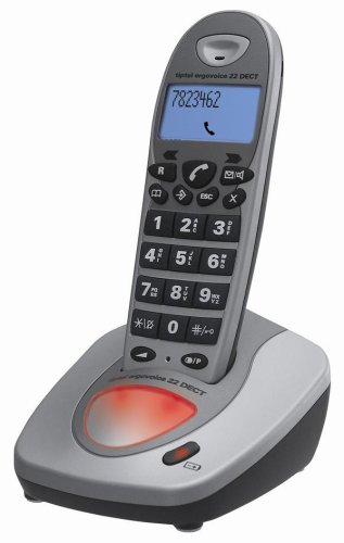 TV Geraete: Tiptel ergovoice 22 DECT Schnurloses DECT-Telefon