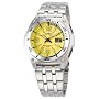Casio Men's Atomic Waveceptor Yellow Dial Watch #VQ200HDA-9BVCF