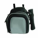 Charcoal Diaper Bag with Gray Trim