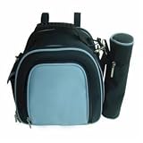 Juba Plus Sky Diaper Bag w/Navy Trim