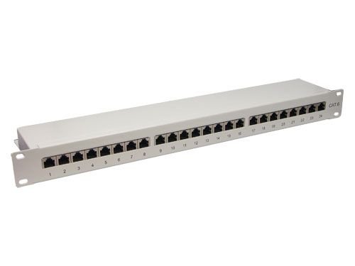 Camcorder: Cat. 5e Patchfeld 24 Port, 1 HE