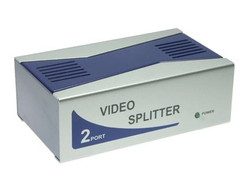 Verst&auml;rker und Receiver: VGA Monitor Verteiler, 2-fach, Bandbreite 200MHz