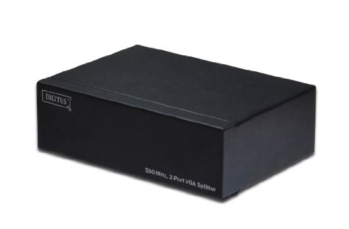 Verst&auml;rker und Receiver: VGA Monitor Verteiler, 2-fach, Bandbreite 350MHz