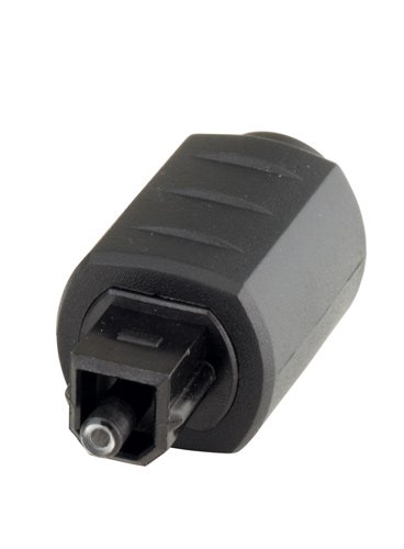 DVD Player: Optischer Adapter Toslink Stecker / 3,5mm Buchse