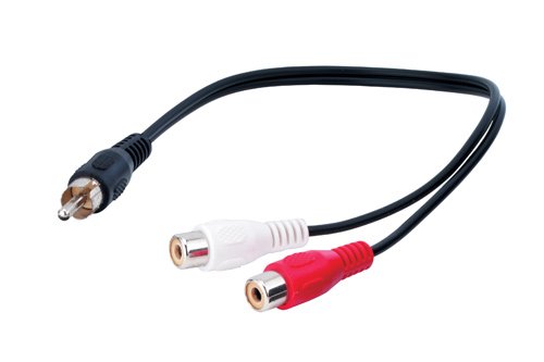 Elektronik und Foto: Audio Adapter Mono Cinch St / 2 x Buchse