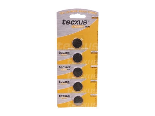 TV Ger&auml;te: TECXUS Knopfzelle Lithium , TYP CR 2032 (Mainb...