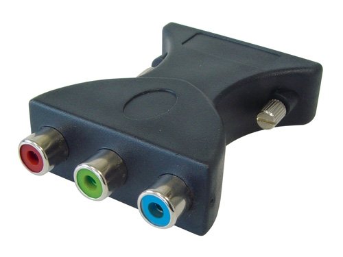 Digitalkameras: DVI 12+5 auf 3x Cinch Adapter (RGB)