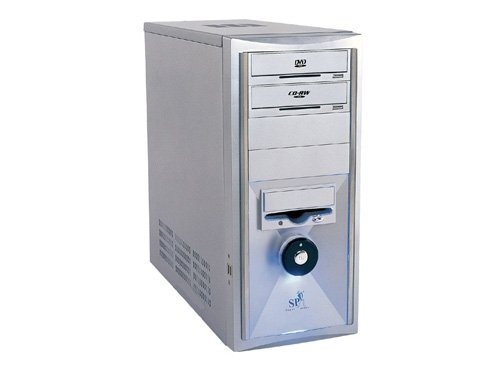 Elektronik und Foto: ATX Midi-Tower "Circle-Lighting Silver" inkl. 350