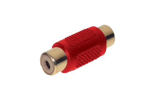 Elektronik und Foto: Audio Adapter vergoldet Cinch Buchse / Cinch Buchs