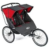 Baby Jogger Performance Double Jogger 20" - Black-Red