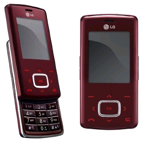 Lautsprecher: LG Chocolate Phone KG 800 wine (rot) Handy