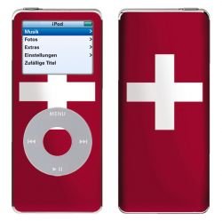 Heimkinosysteme: Hama Cross Design-Schutzfolie f�r Apple iPod nano