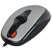 Elektronik und Foto: A4Tech X6-005D Maus PS/2 + USB + 2 x Tastenrad silber
