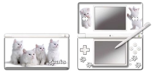 NoteBook: Nintendo DS Lite - Modding Skin [White Cats]