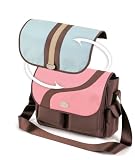 Avent Brown and Pink/Blue Urban Bag
