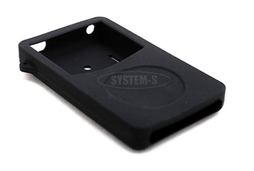 Festplatten: System-S Silikon Skin f�r Apple iPod Video 60GB 80GB in SCHWARZ