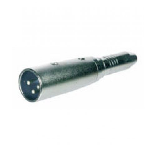 Computerzubeh&ouml;r: XLR Adapter 3polig XLR Stecker > 6,3mm mono Kupplung