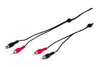 Zubeh&ouml;r: 10,0m AV Kabel 2x Cinch Stecker > 2x Cinch Stecker