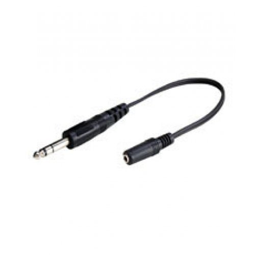 Zubeh&ouml;r: 0,2m 6,35mm stereo Stecker > 3,5mm stereo Kupplung