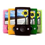Microsoft Zune Silicone Skin Case w/ LCD Screen Protector & 15" Exercise Armband - 7 color options