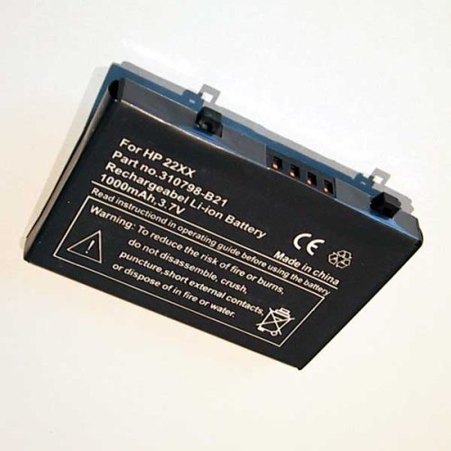 Projektoren: PDA-, MP3-Player-, Game-Akkus HP Compaq iPAQ h2200, h2210, h2212, h2215, PE2050, PE2051 (P/N 310798-B21, 311949-001, FA110A)