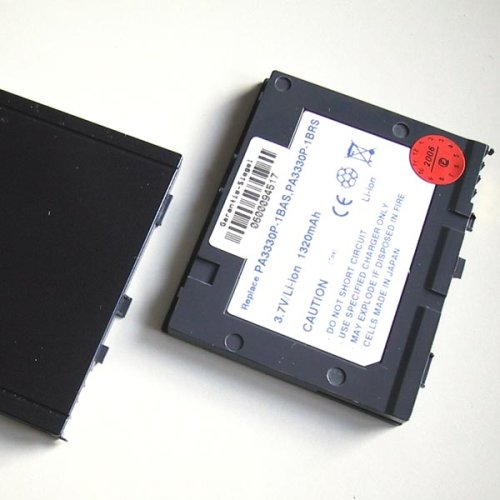 Projektoren: PDA-, MP3-Player-, Game-Akkus Toshiba Pocket PC e800, e805, e830 Serie (P/N PA3330P-1BAS, PA3330P-1BRS, PA3330E-1BRS)
