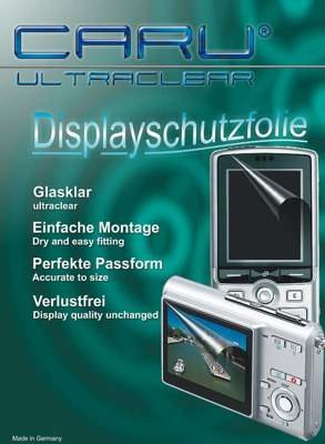 Camcorder: CARU Clearguard, kratzfest, extrem klarer Displayschutz f�r Canon Blitz Speedlight 580 EX